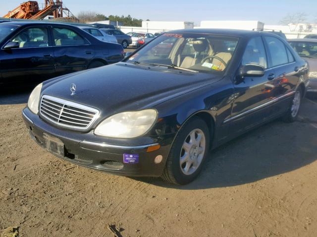 WDBNG70J5YA130881 - 2000 MERCEDES-BENZ S 430 BLACK photo 2