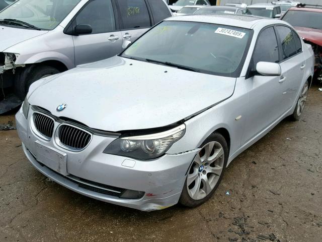 WBANW13518CZ78483 - 2008 BMW 535 I SILVER photo 2