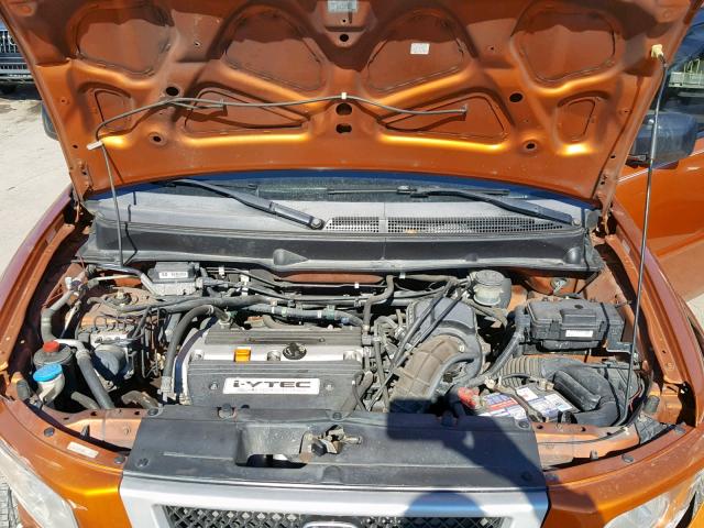 5J6YH287X6L015714 - 2006 HONDA ELEMENT EX ORANGE photo 7