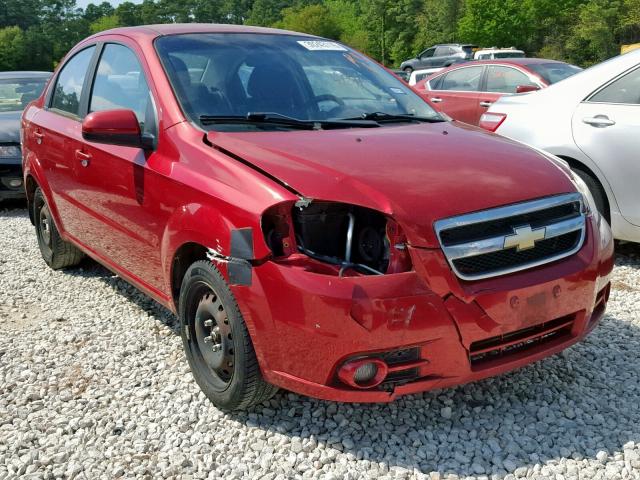 KL1TG5DE5BB236508 - 2011 CHEVROLET AVEO LT RED photo 1