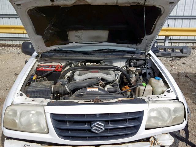 2S3TE62V846104339 - 2004 SUZUKI VITARA LX WHITE photo 7