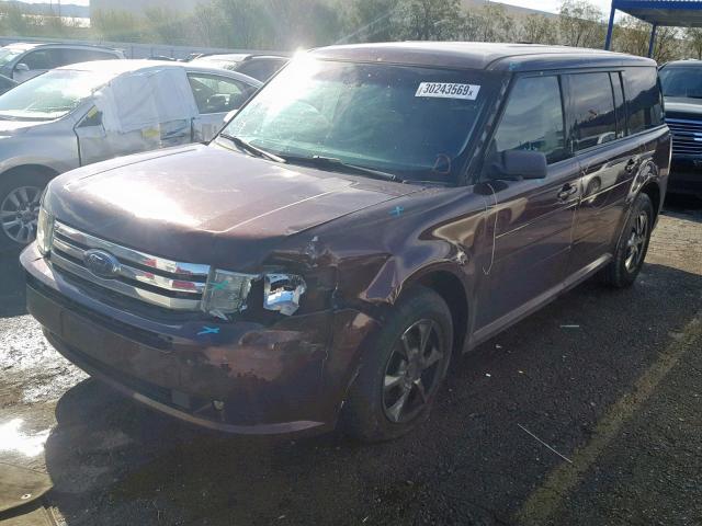 2FMDK51CX9BA28509 - 2009 FORD FLEX SE PURPLE photo 2