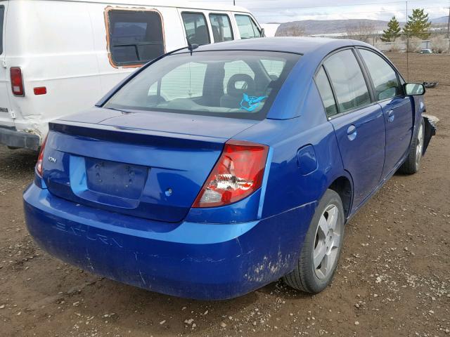 1G8AL55F36Z110609 - 2006 SATURN ION LEVEL BLUE photo 4