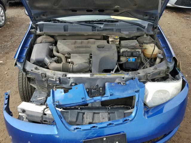 1G8AL55F36Z110609 - 2006 SATURN ION LEVEL BLUE photo 7