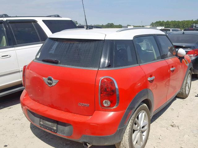 WMWZB3C52CWM03275 - 2012 MINI COOPER COU RED photo 4