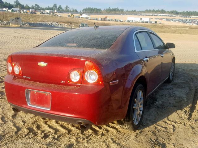 1G1ZK57768F289789 - 2008 CHEVROLET MALIBU LTZ BURGUNDY photo 4