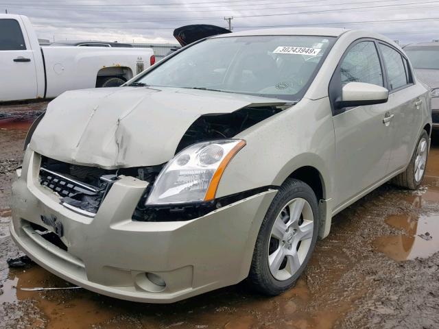 3N1AB61E98L728929 - 2008 NISSAN SENTRA 2.0 BEIGE photo 2