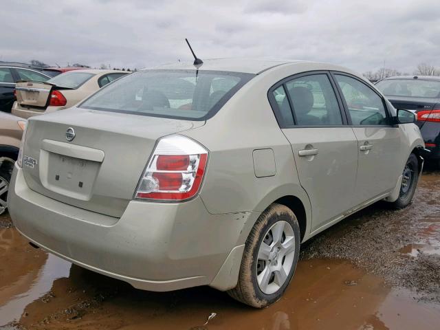 3N1AB61E98L728929 - 2008 NISSAN SENTRA 2.0 BEIGE photo 4