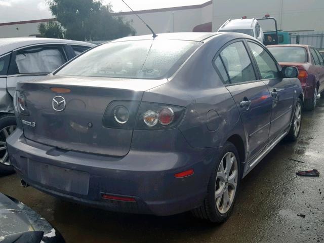 JM1BK324X71701718 - 2007 MAZDA 3 S GRAY photo 4