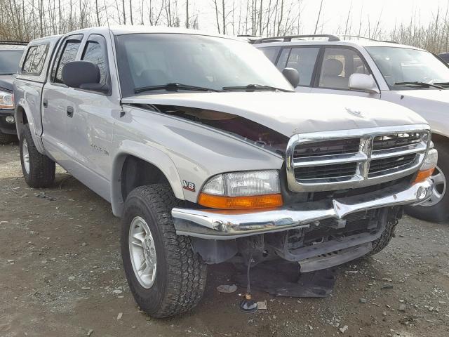 1B7HG2AZ1YS774863 - 2000 DODGE DAKOTA QUA SILVER photo 1