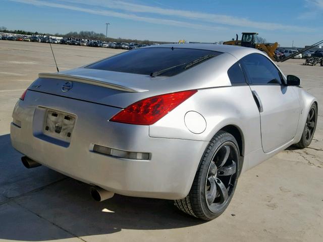 JN1AZ34D56M309332 - 2006 NISSAN 350Z COUPE SILVER photo 4