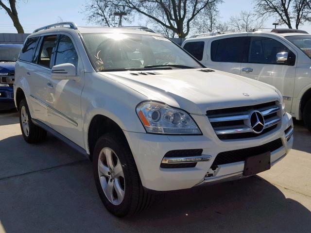 4JGBF7BE7BA718582 - 2011 MERCEDES-BENZ GL 450 4MA WHITE photo 1