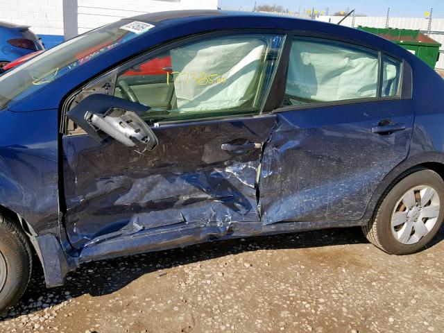 3N1AB61E69L655794 - 2009 NISSAN SENTRA 2.0 BLUE photo 10