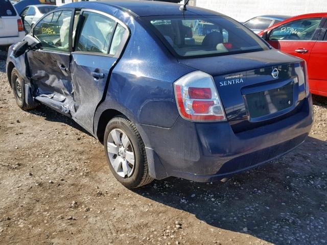 3N1AB61E69L655794 - 2009 NISSAN SENTRA 2.0 BLUE photo 3