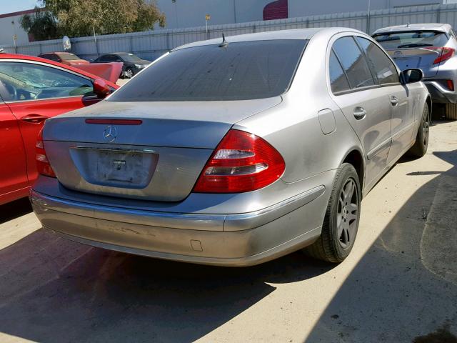 WDBUF65J44X113417 - 2004 MERCEDES-BENZ E 320 BEIGE photo 4