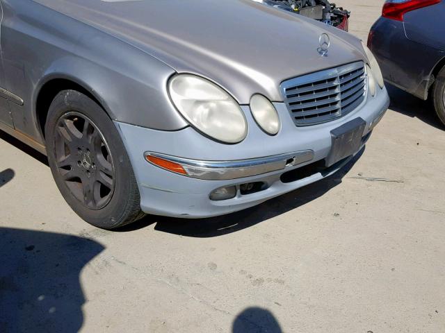 WDBUF65J44X113417 - 2004 MERCEDES-BENZ E 320 BEIGE photo 9