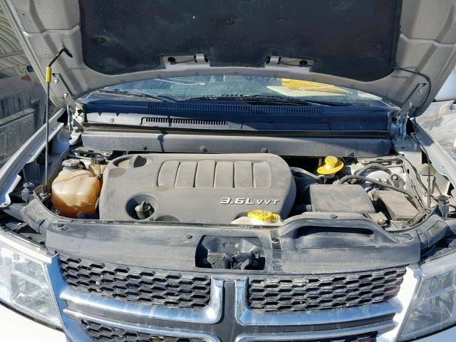 3C4PDDFG2DT657633 - 2013 DODGE JOURNEY R/ SILVER photo 7