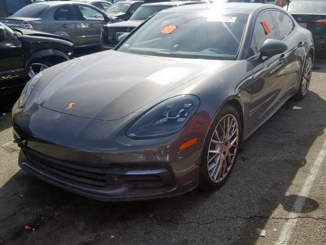 WP0AA2A74JL113555 - 2018 PORSCHE PANAMERA 4 GRAY photo 2