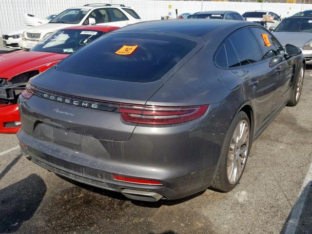 WP0AA2A74JL113555 - 2018 PORSCHE PANAMERA 4 GRAY photo 4