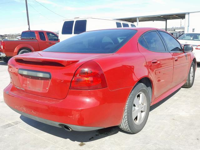 2G2WP552781148602 - 2008 PONTIAC GRAND PRIX 红色 照片 4