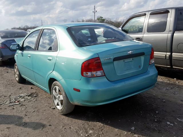 KL1TD52605B468944 - 2005 CHEVROLET AVEO BASE  foto 3