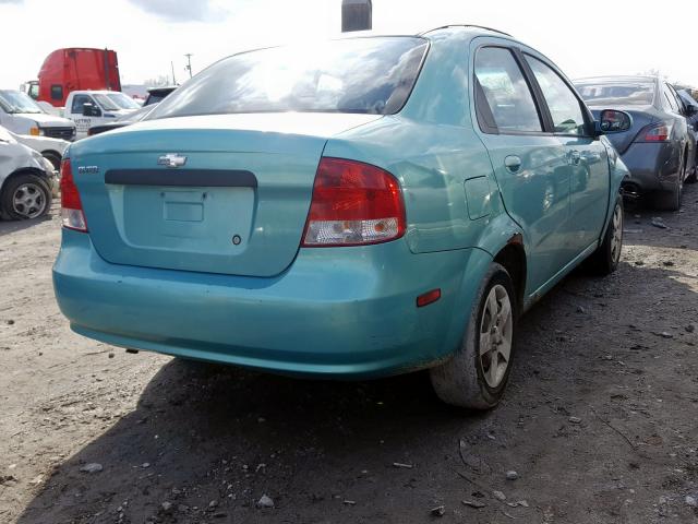 KL1TD52605B468944 - 2005 CHEVROLET AVEO BASE  foto 4