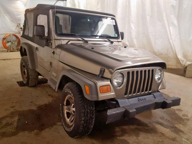 1J4FA29156P705496 - 2006 JEEP WRANGLER / BEIGE photo 1