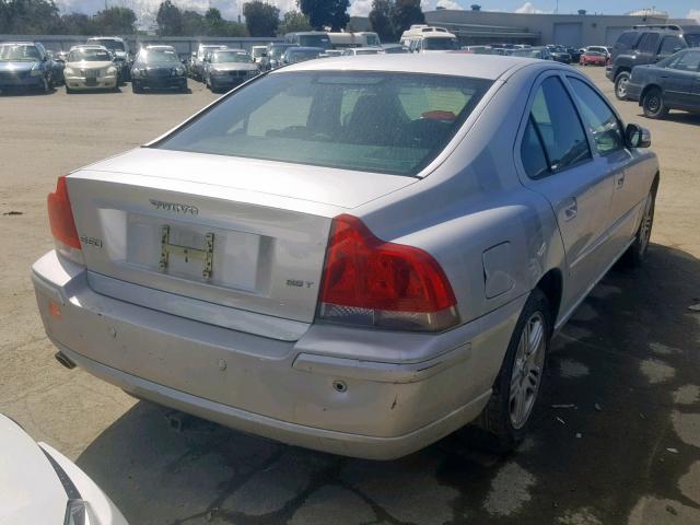 YV1RS592272613118 - 2007 VOLVO S60 2.5T SILVER photo 4