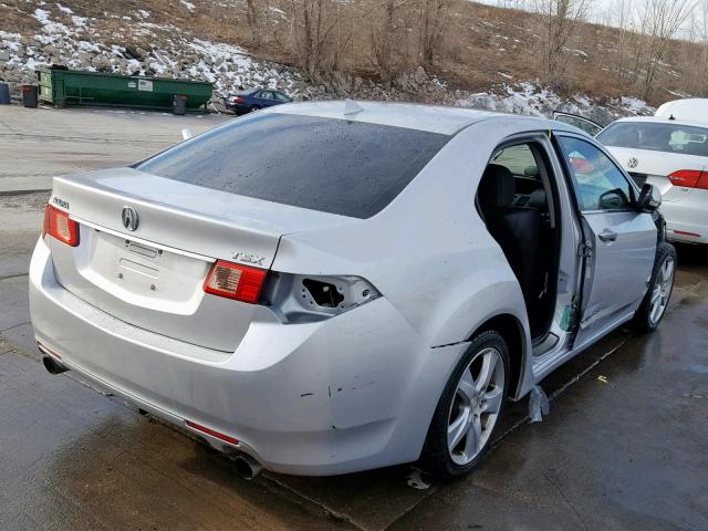 JH4CU2F69CC008155 - 2012 ACURA TSX TECH SILVER photo 4