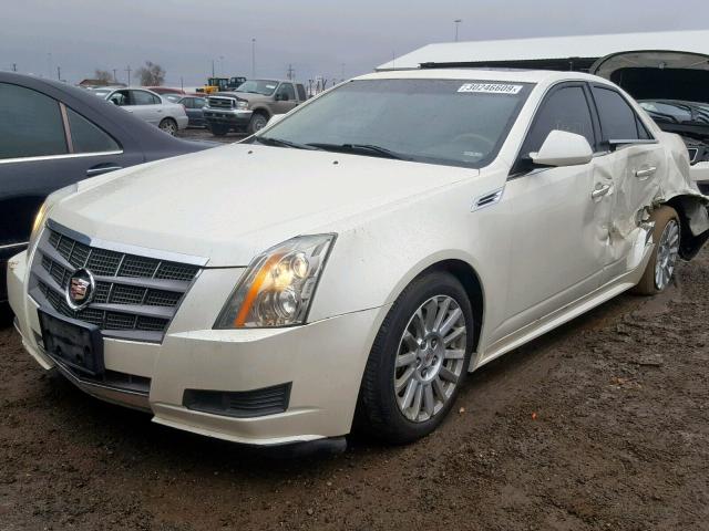 1G6DG5EG1A0110379 - 2010 CADILLAC CTS LUXURY WHITE photo 2