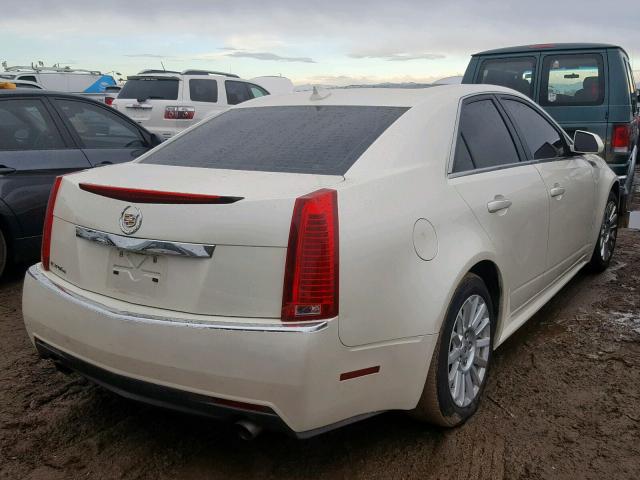 1G6DG5EG1A0110379 - 2010 CADILLAC CTS LUXURY WHITE photo 4