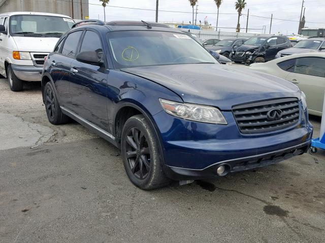 JNRAS08W17X207005 - 2007 INFINITI FX35 BLUE photo 1