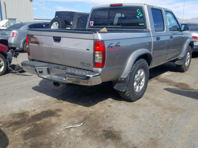 1N6ED27Y9YC323455 - 2000 NISSAN FRONTIER C GOLD photo 4