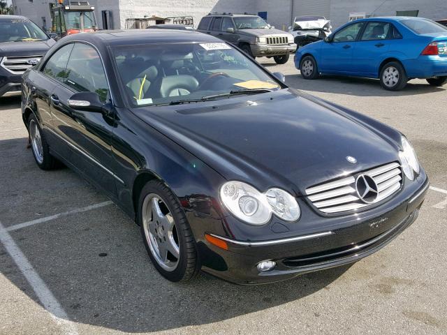 WDBTJ65J75F150236 - 2005 MERCEDES-BENZ CLK 320C BLACK photo 1