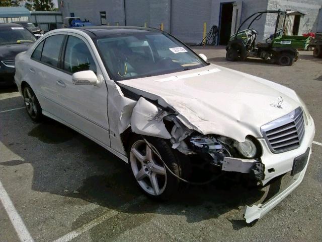 WDBUF56X88B332851 - 2008 MERCEDES-BENZ E 350 WHITE photo 1