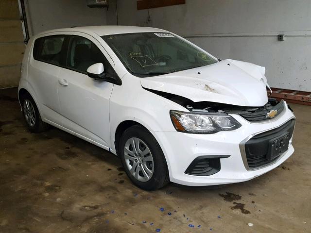 1G1JG6SH8H4153471 - 2017 CHEVROLET SONIC WHITE photo 1