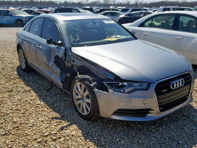 WAUGFAFCXDN141099 - 2013 AUDI A6 PREMIUM GRAY photo 1