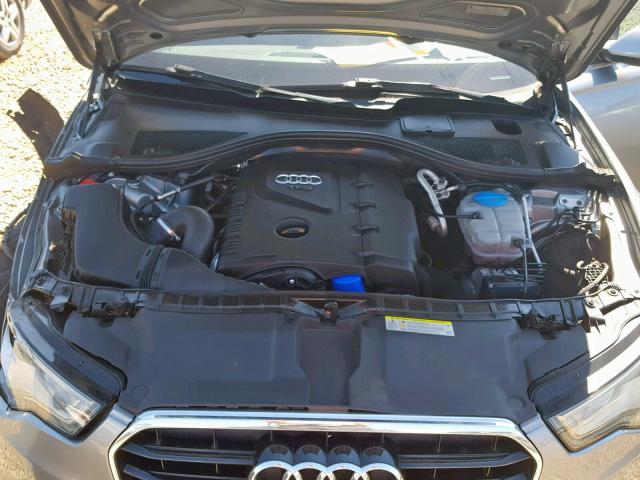 WAUGFAFCXDN141099 - 2013 AUDI A6 PREMIUM GRAY photo 7