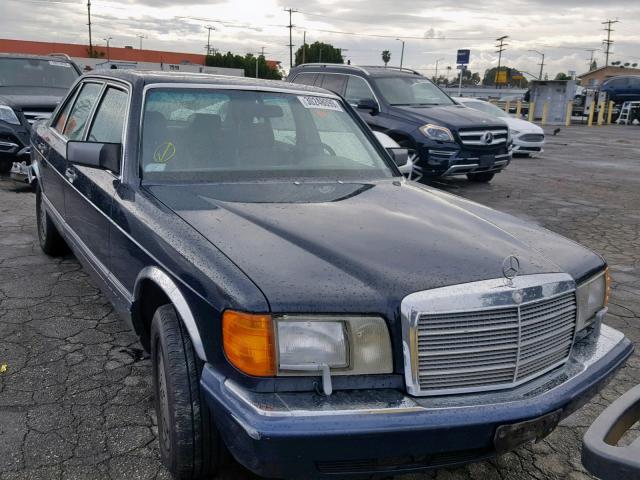 WDBCA35E4KA465909 - 1989 MERCEDES-BENZ 420 SEL BLUE photo 1