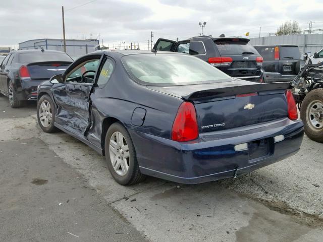 2G1WK15N079314013 - 2007 CHEVROLET MONTE CARL 蓝色 照片 3
