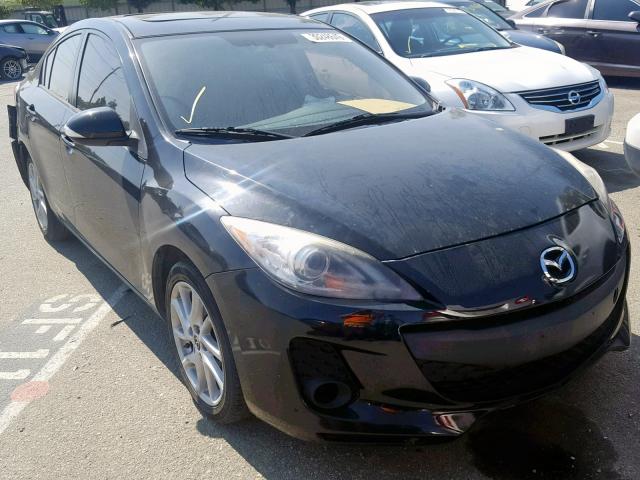 JM1BL1W91D1748266 - 2013 MAZDA 3 S BLACK photo 1