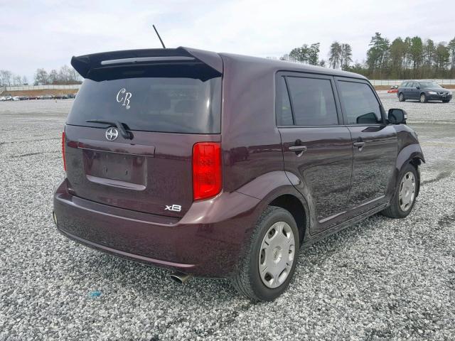 JTLKE50E591073508 - 2009 TOYOTA SCION XB 紫色 照片 4