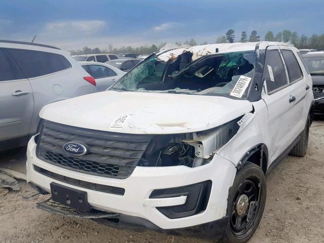 1FM5K8AR4HGB33709 - 2017 FORD EXPLORER P WHITE photo 9