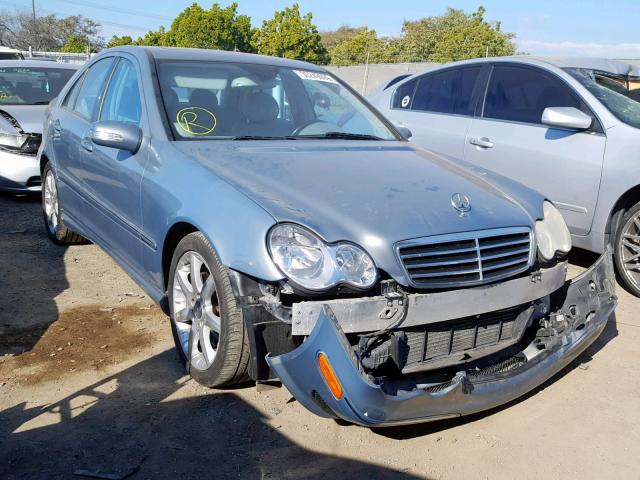 WDBRF40J35F602965 - 2005 MERCEDES-BENZ C 230K SPO GRAY photo 1