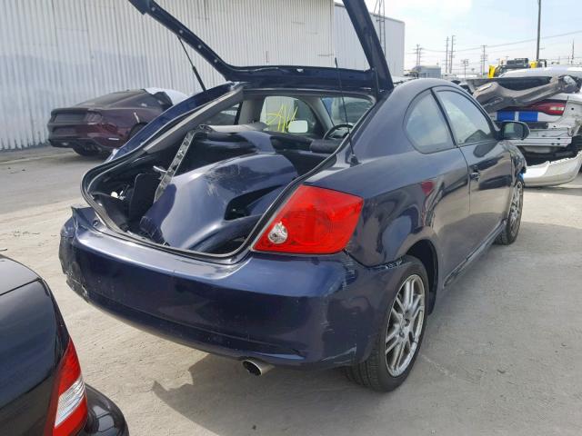 JTKDE177360069892 - 2006 TOYOTA SCION TC ლურჯი ფოტო 4