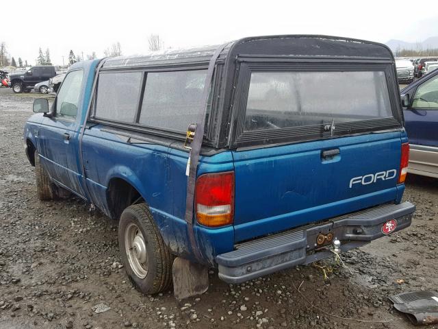 1FTCR10A0RUD92789 - 1994 FORD RANGER GREEN photo 3