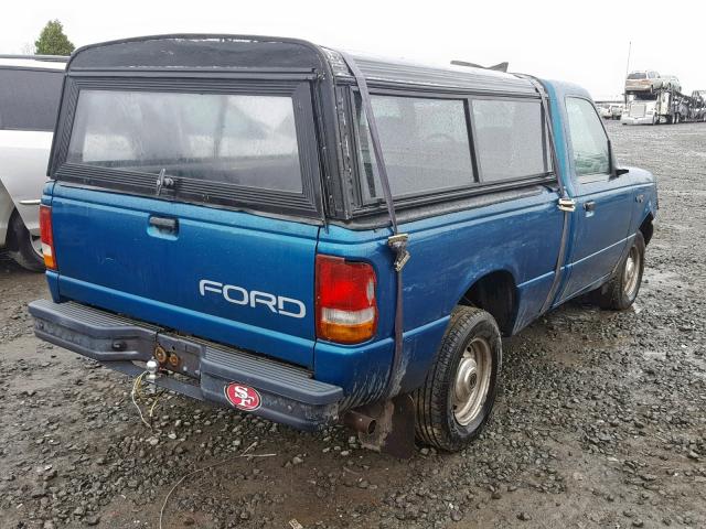 1FTCR10A0RUD92789 - 1994 FORD RANGER GREEN photo 4