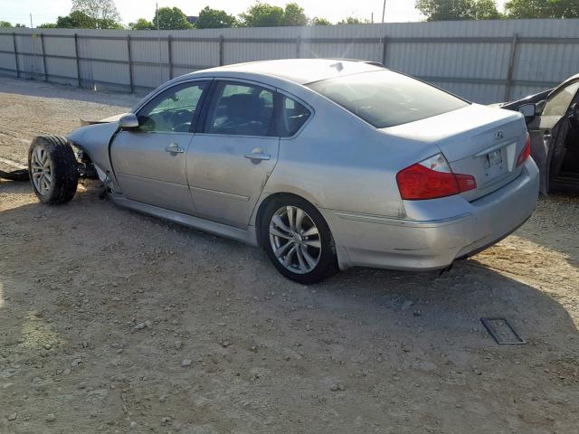 JNKAY01E08M604805 - 2008 INFINITI M35 BASE SILVER photo 3