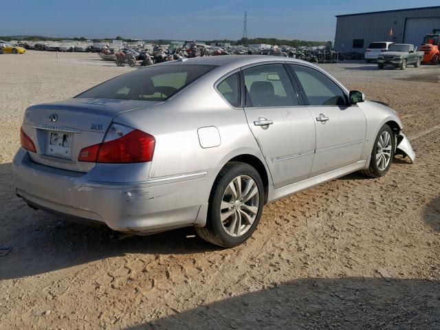 JNKAY01E08M604805 - 2008 INFINITI M35 BASE SILVER photo 4