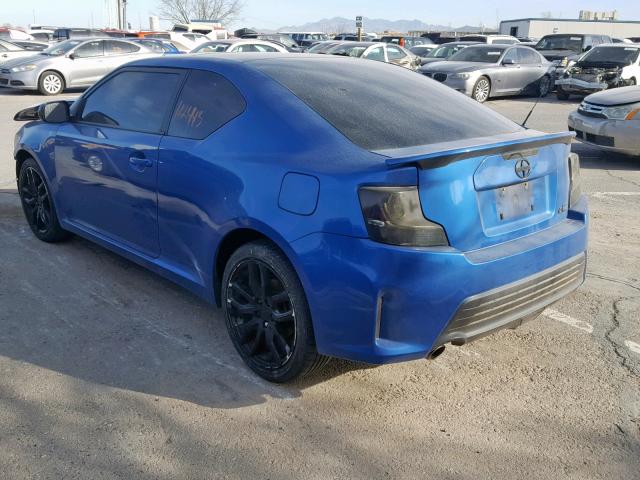 JTKJF5C74E3067546 - 2014 TOYOTA SCION TC ლურჯი ფოტო 3